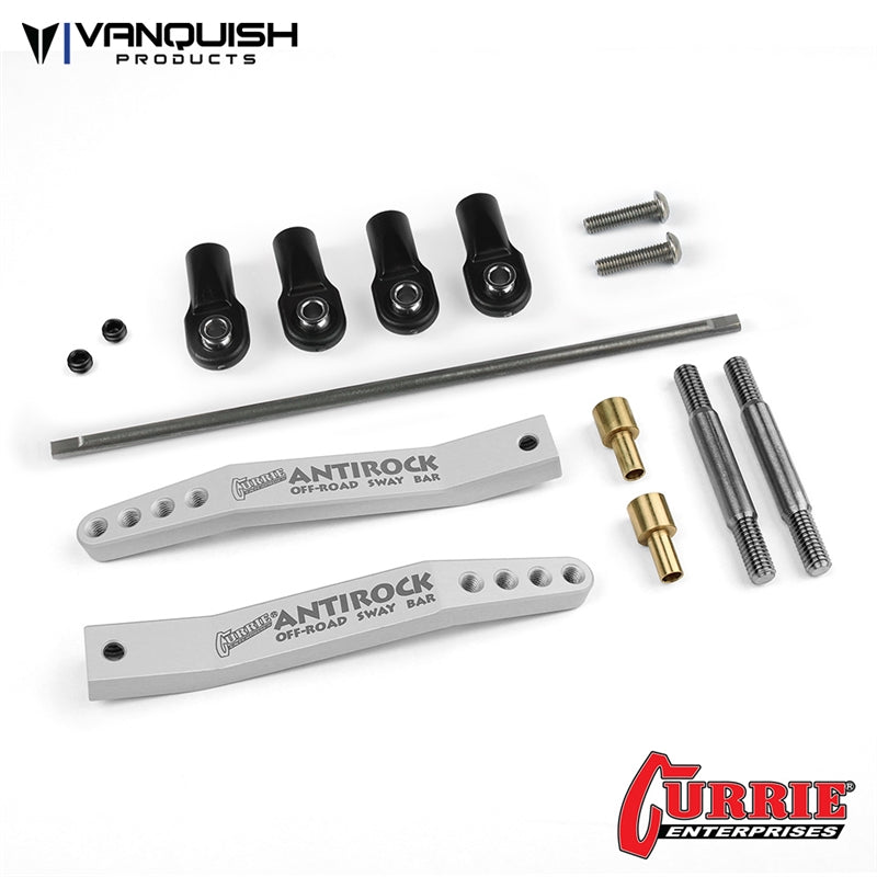 Vanquish Products Currie Antirock Yeti Sway Bar V2 Clear Anodized