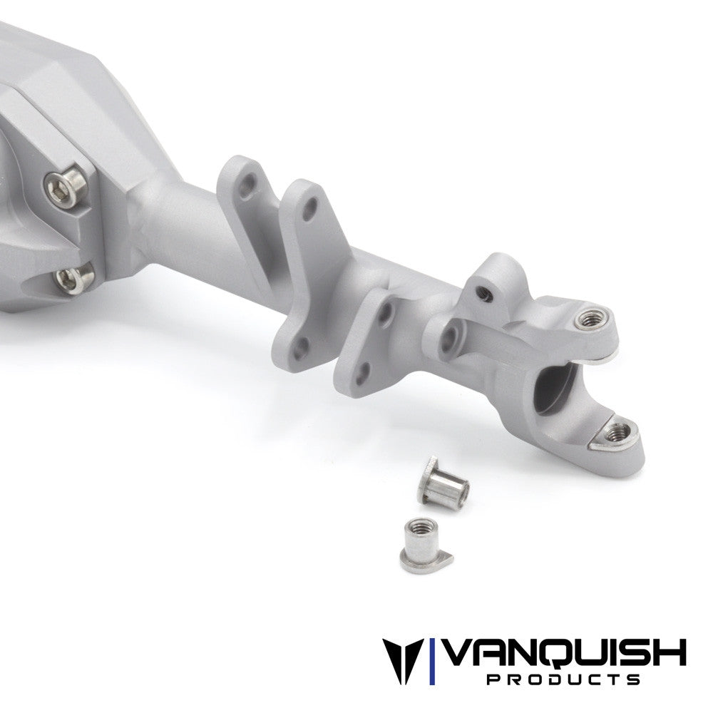 Vanquish Products Currie VS4-10 F9 Front Axle Clear Anodized