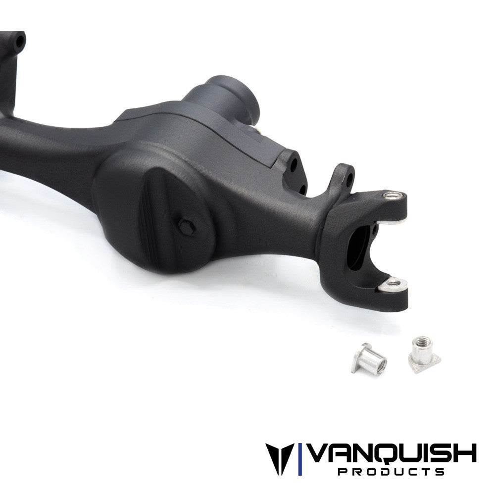 Vanquish Products F10T Aluminum Front Axle Housing - Black Anodized