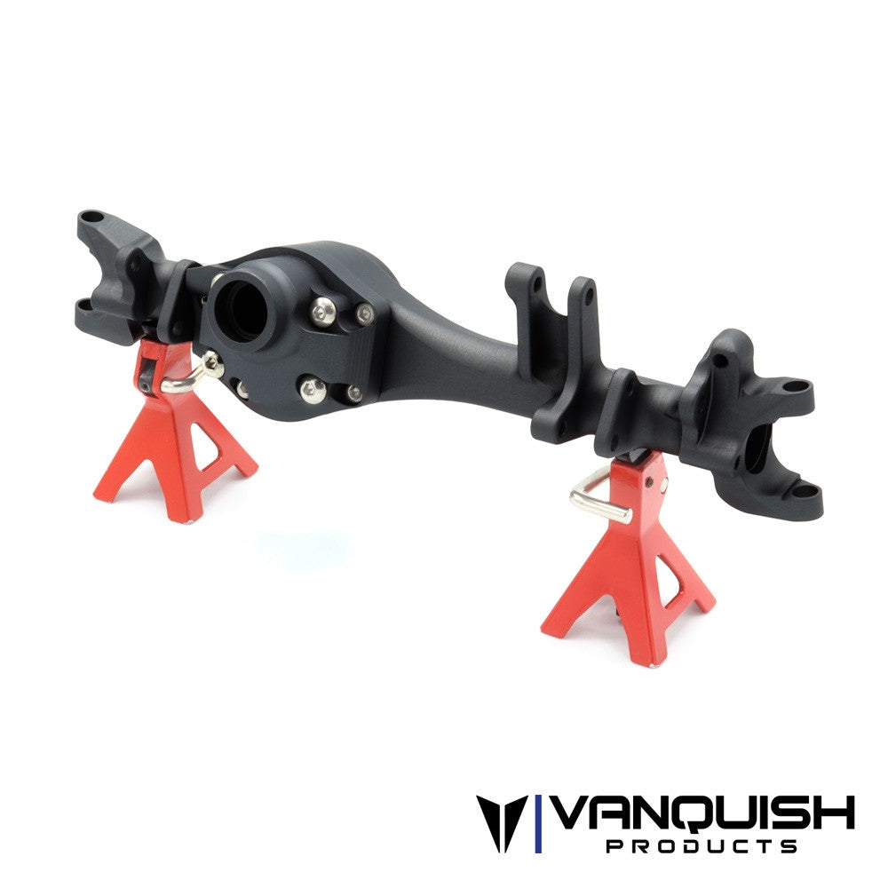Vanquish Products F10T Aluminum Front Axle Housing - Black Anodized