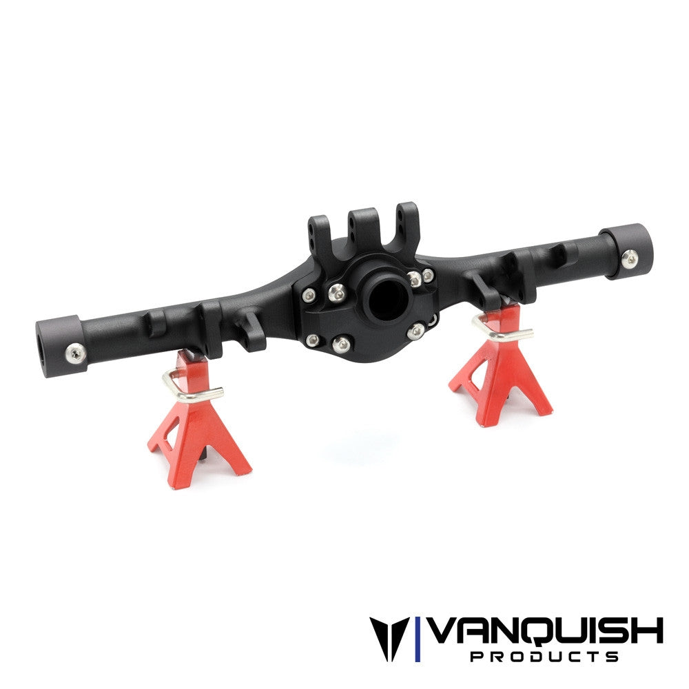 Vanquish Products F10T Aluminum Rear Axle Housing - Black Anodized