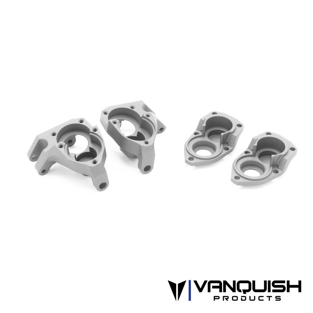 Vanquish Products F10 Portal Aluminum Front Knuckle - Clear Anodized