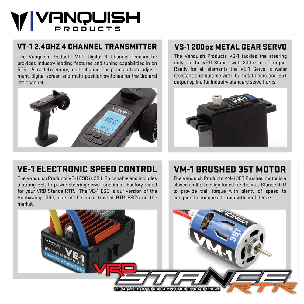 Vanquish Products VRD Stance RTR - Green