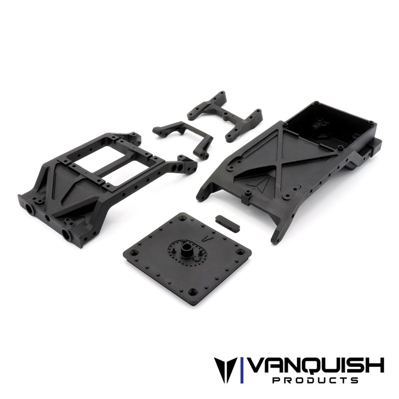 Vanquish Products VS4-10 Chassis Cross Braces w/ Dig Servo Mount
