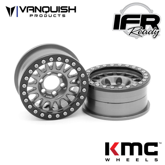 Vanquish Products Single KMC 1.9" KM445 Impact - Gray Anodized