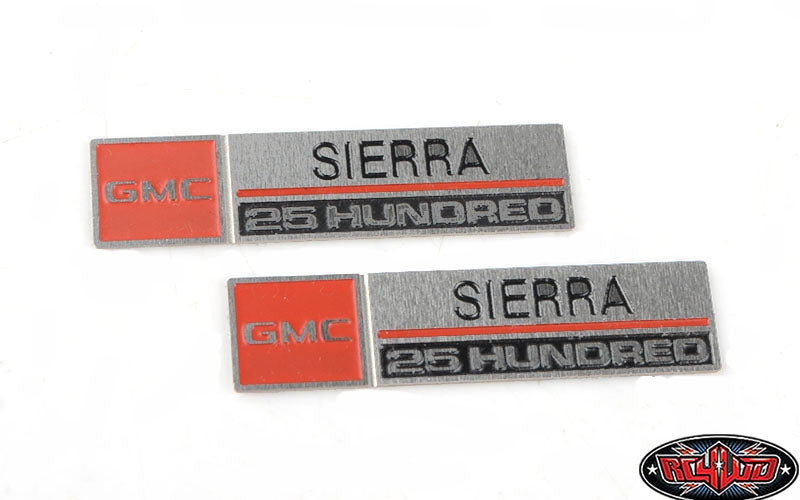 RC4WD Rear and Side Metal GMC Emblems for RC4WD Chevrolet Blazer and K10