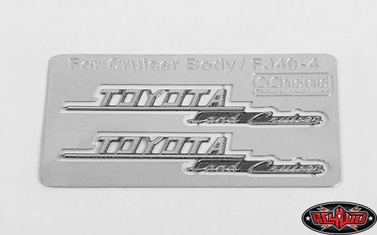RC4WD Side Metal Emblems for RC4WD Cruiser Body (Side B)