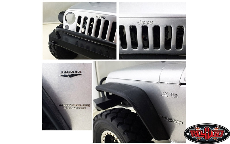 RC4WD Metal Emblems for Axial SCX10 Jeep Wrangler