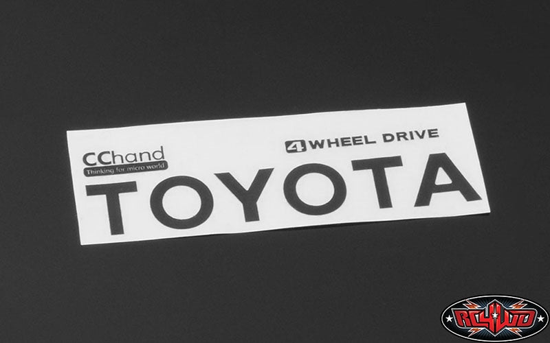 RC4WD Metal Rear Emblem for TF2 Mojave Body (Black)