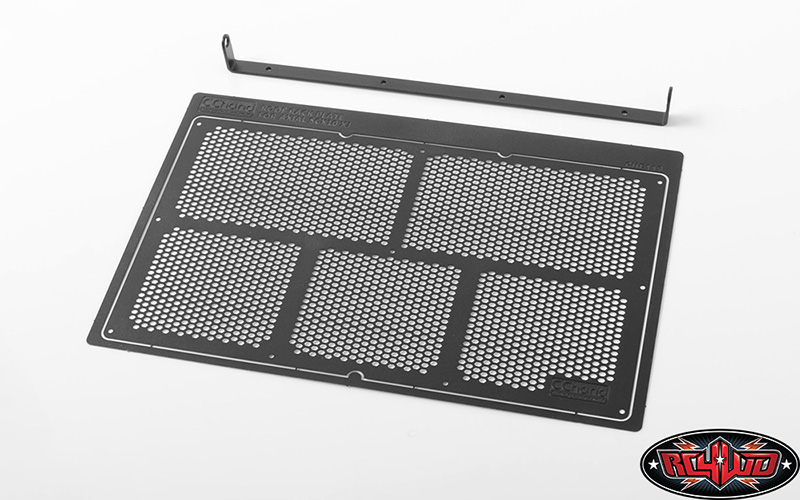 RC4WD Krabs Roof Rack w/Spare Tire Mount for Axial SCX10 II XJ (Black)