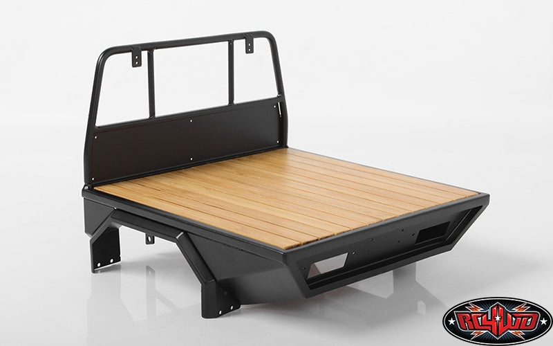 RC4WD Wood Flatbed w/Mudflaps for Mojave II Four Door Body Set