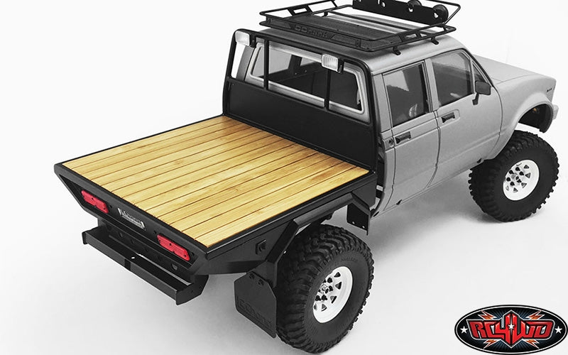 RC4WD Wood Flatbed w/Mudflaps for Mojave II Four Door Body Set