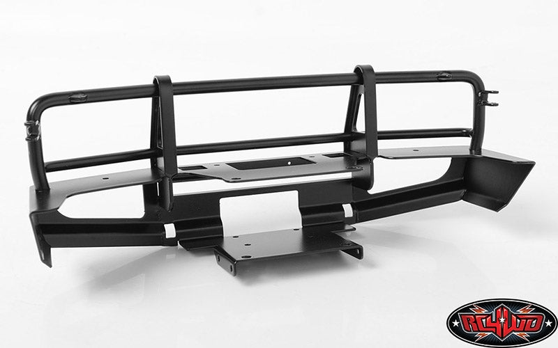 RC4WD Trifecta Front Bumper, Sliders and Side Bars for Land Cruiser LC70 Body (Black)