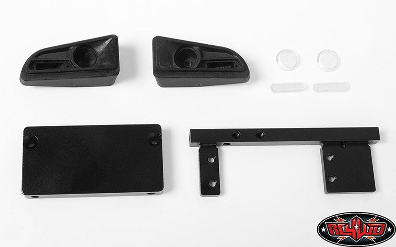 RC4WD Trifecta Front Bumper, Sliders and Side Bars for Land Cruiser LC70 Body (Black)