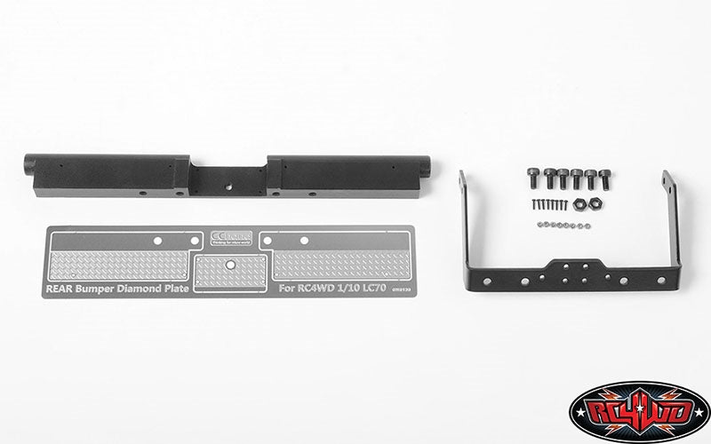 RC4WD Trifecta Rear Bumper for Land Cruiser LC70 Body
