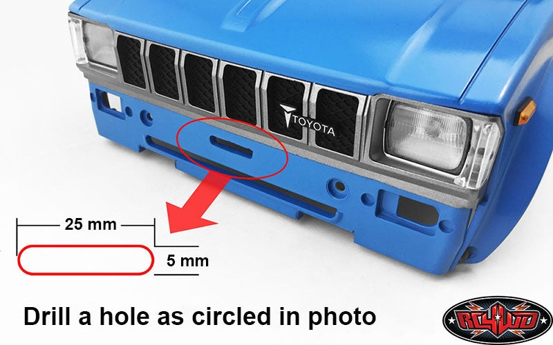 RC4WD Kangaroo Front Bumper for Mojave II 2/4 Door Body Set (Black)