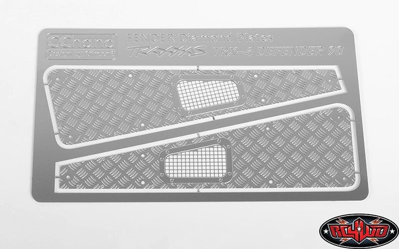 RC4WD Diamond Plate Fender Covers for Traxxas TRX-4