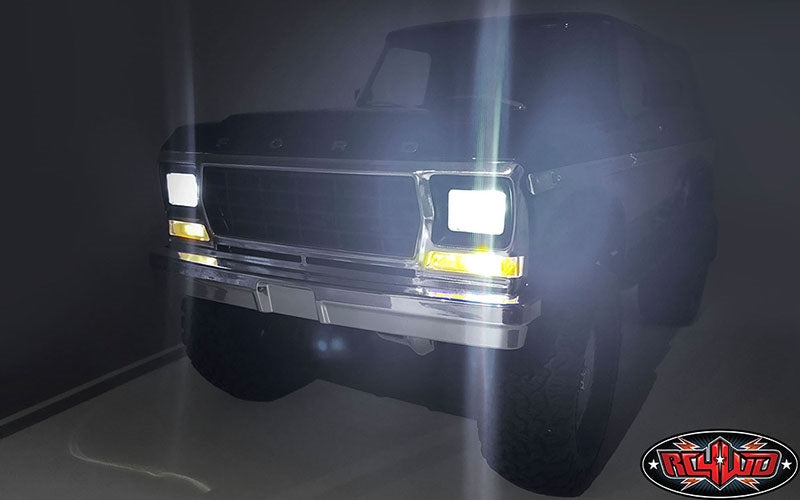 RC4WD Headlamp Bezel for Traxxas TRX-4 '79 Bronco Ranger XLT