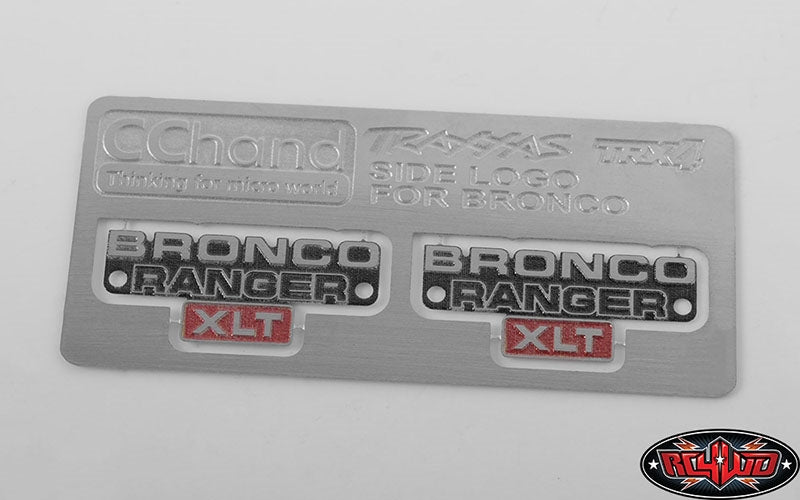 RC4WD Side Metal Emblem for Traxxas TRX-4 '79 Bronco Ranger XLT