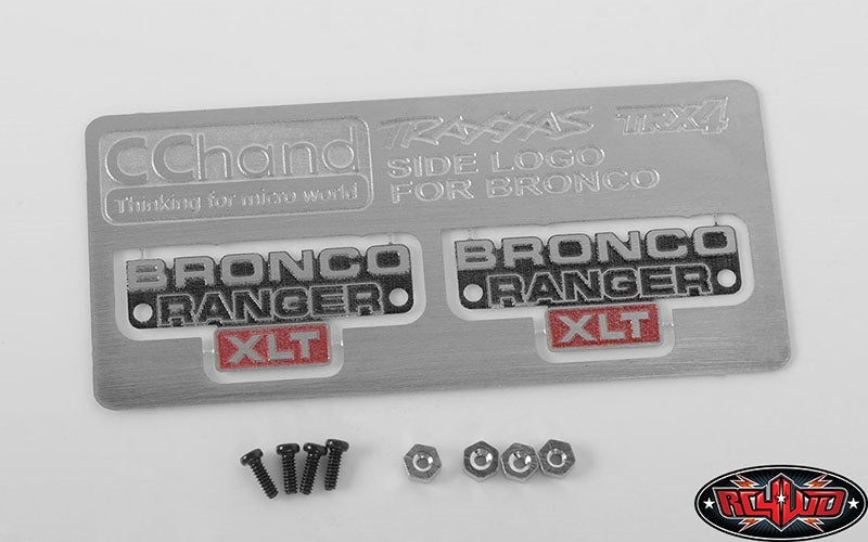 RC4WD Side Metal Emblem for Traxxas TRX-4 '79 Bronco Ranger XLT