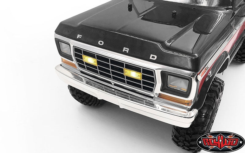 RC4WD Front Grille Fog Lamps for Traxxas TRX-4 '79 Bronco Ranger XLT