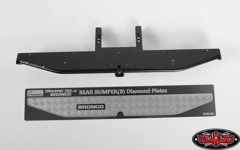 RC4WD KS Rear Bumper for Traxxas TRX-4 '79 Bronco Ranger XLT (Black)