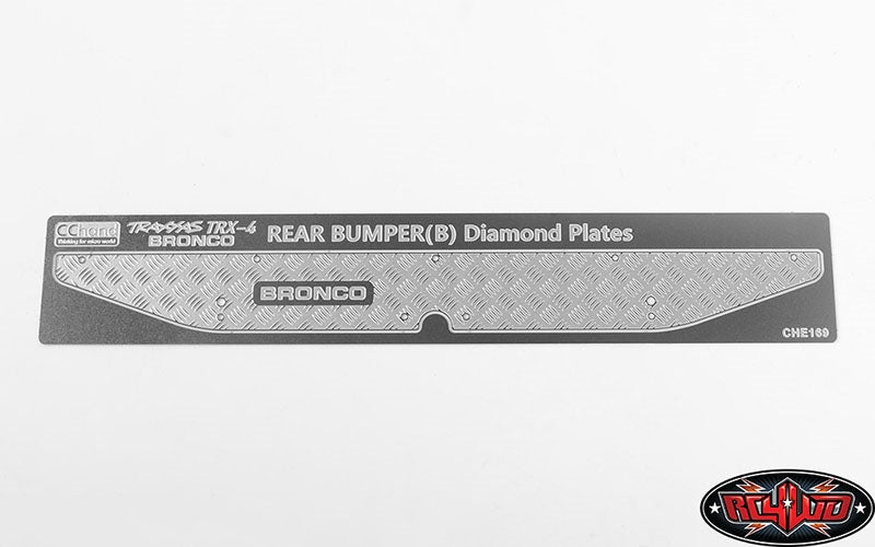 RC4WD KS Rear Bumper for Traxxas TRX-4 '79 Bronco Ranger XLT (Black)