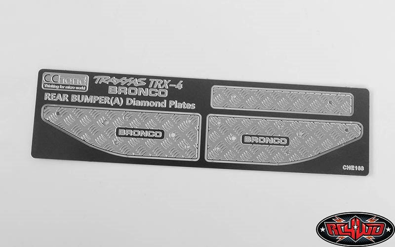 RC4WD Ranch Rear Step Bumper for Traxxas TRX-4 '79 Bronco Ranger XLT (Black)