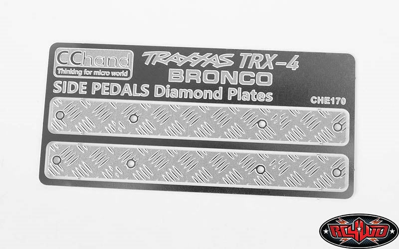 RC4WD Ranch Side Step Sliders for Traxxas TRX-4 '79 Bronco Ranger XLT (Black)