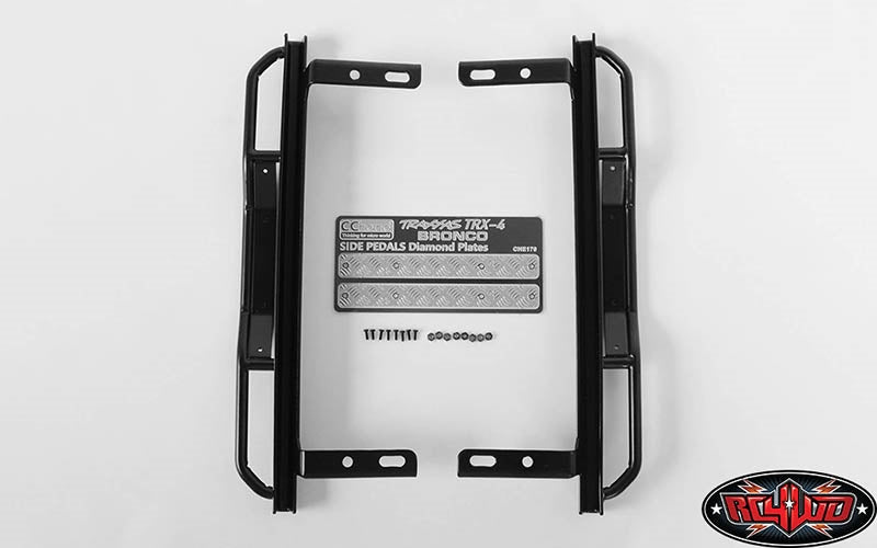 RC4WD Ranch Side Step Sliders for Traxxas TRX-4 '79 Bronco Ranger XLT (Black)