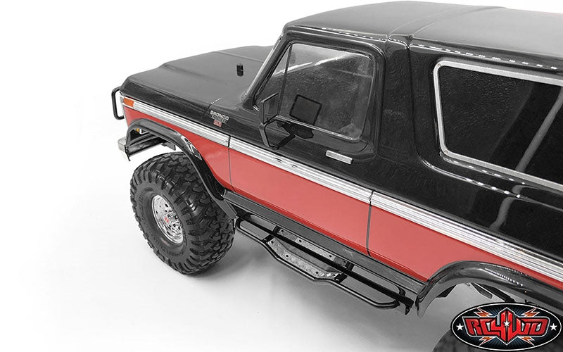 RC4WD Ranch Side Step Sliders for Traxxas TRX-4 '79 Bronco Ranger XLT (Black)