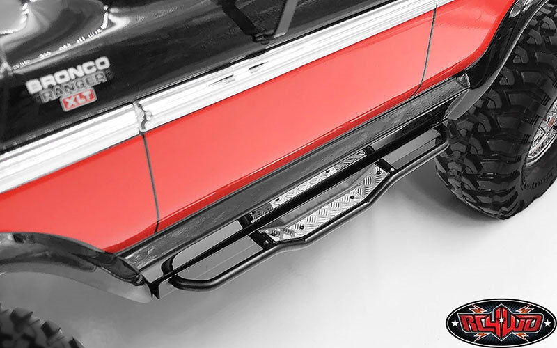 RC4WD Ranch Side Step Sliders for Traxxas TRX-4 '79 Bronco Ranger XLT (Black)