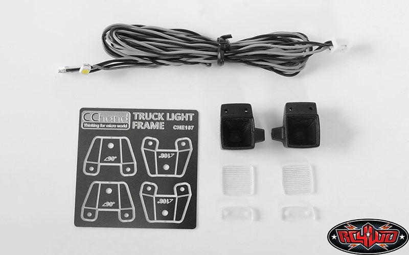 RC4WD Square Work Lights for Mercedes-Benz Arocs 3348 6x4 Tipper Truck