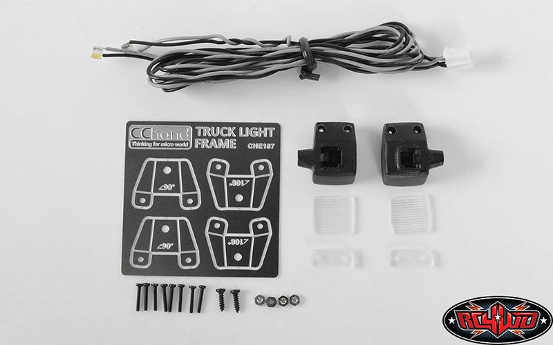 RC4WD Square Work Lights for Mercedes-Benz Arocs 3348 6x4 Tipper Truck