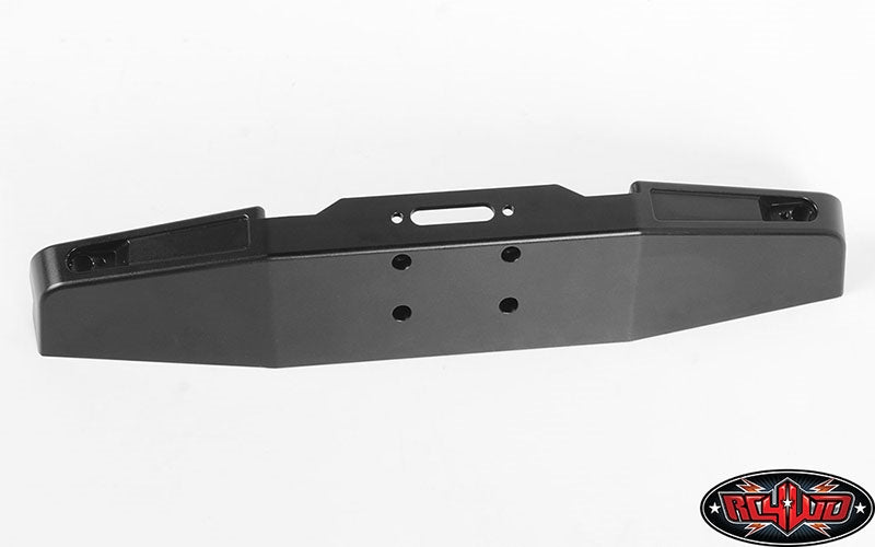 RC4WD Front Winch Bumper W/ LED Lights for Traxxas TRX-4 '79 Bronco Ranger XLT (Black)