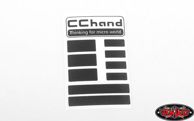 RC4WD Metal Logo Decal Sheet for 1985 Toyota 4Runner Hard Body Complete Set