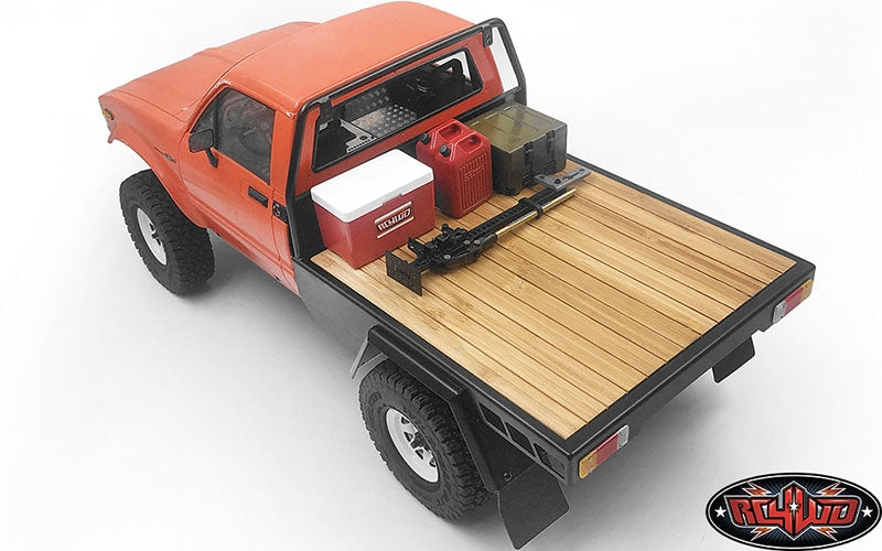 RC4WD Wood Flatbed w/ Mudflaps for TF2 Mojave Body