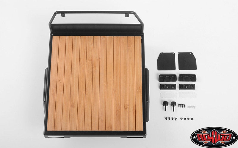 RC4WD Wood Flatbed w/ Mudflaps for TF2 Mojave Body