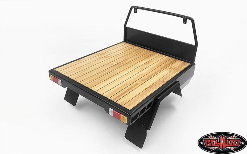 RC4WD Wood Flatbed w/ Mudflaps for TF2 Mojave Body
