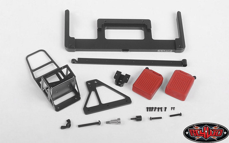 RC4WD Velbloud Rear Bumper for 1985 Toyota 4Runner Hard Body with Accessories