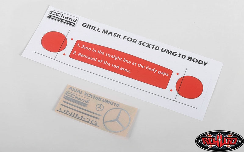 RC4WD Front Grille for Axial 1/10 SCX10 II UMG10