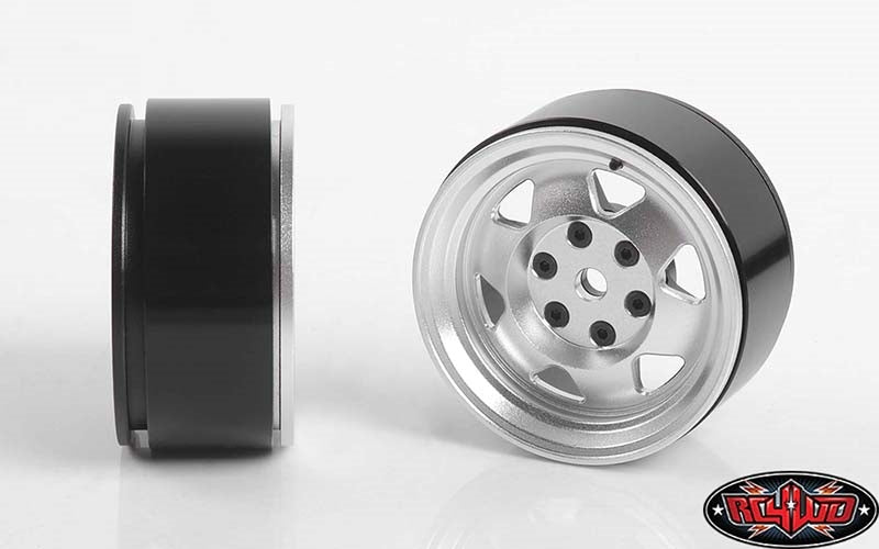 RC4WD OEM XJ 1.9" Beadlock Wheels (Chrome)