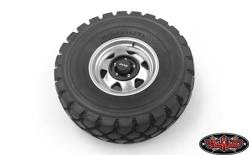RC4WD OEM XJ 1.9" Beadlock Wheels (Chrome)