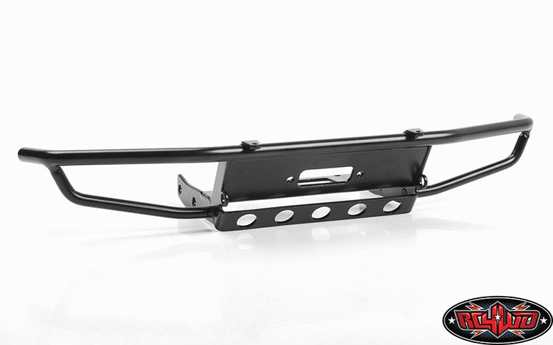 RC4WD Guardian Steel Front Winch Bumper for Axial 1/10 SCX10 II UMG10 (Black)