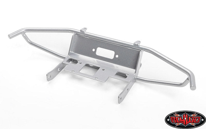 RC4WD Guardian Steel Front Winch Bumper for Axial 1/10 SCX10 II UMG10 (Silver)