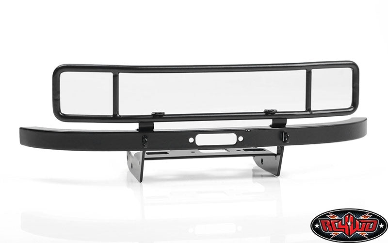 RC4WD Ranch Steel Front Winch Bumper for Axial 1/10 SCX10 II UMG10 (Black)