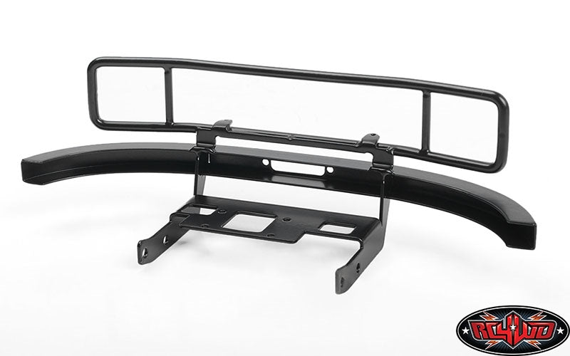 RC4WD Ranch Steel Front Winch Bumper for Axial 1/10 SCX10 II UMG10 (Black)