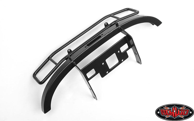 RC4WD Ranch Steel Front Winch Bumper for Axial 1/10 SCX10 II UMG10 (Black)