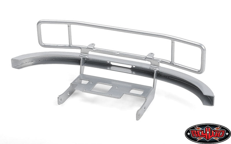 RC4WD Ranch Steel Front Winch Bumper for Axial 1/10 SCX10 II UMG10 (Silver)