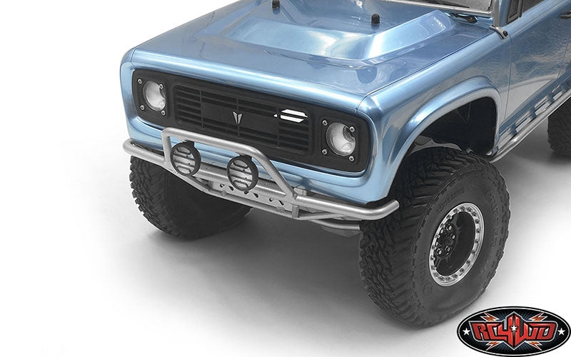 RC4WD Tri-X Steel Stinger Front Bumper for Vanquish VS4-10 Origin Body (Silver)